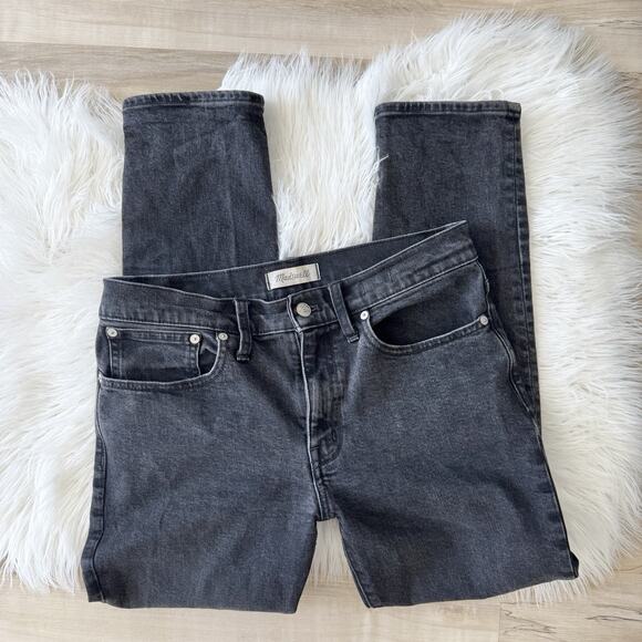 Madewell Denim - Madewell Black Tomboy Straight Jeans 27 N305